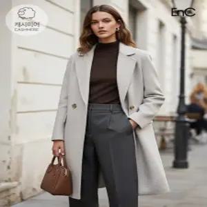 [패플단독특가] 핸드메이드 오버핏더블코트 (ENJH34T54A)