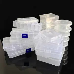 소형 다용도 비즈 수납 케이스 투명 악세사리 보관함