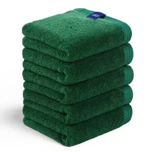 코튼클라우드 먼지없는 수피마 호텔 수건 고중량 테누아 타월 모스그린 5장