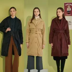 테디크루 여성 트렌치 패딩 코트 1종 (T15W-1)