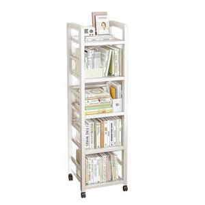 이동식 책장 선반 바퀴달린 접이식 책꽂이 다층