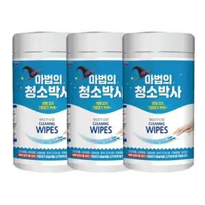 KR리빙 유한그린텍 마법의 청소박사 찌든때 기름때 청소용 대용량 150매(150mm x 180mm) 3개