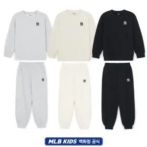 갤러리아 추천템 MLB엠엘비키즈 베이직 스몰로고 아동맨투맨셋업 7AMTB0361/7AP