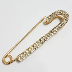 큰옷핀 패션브로치 큐빅 장식 브롯치 랜덤색상 장식옷핀 큰옷핀 옷핀