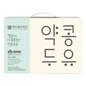 서울대밥스누 쌀눈으로 직장인 학생 출근길 간식 더 똑똑한 약콩두유 190ml 24개