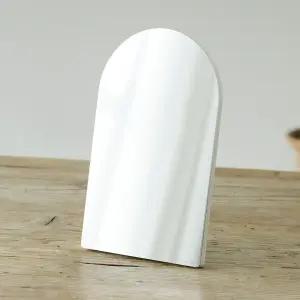 국산 깨지지 않는 안전 거울 미니 탁상 책상 아치형 스테인리스 소형거울