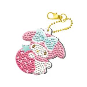 르꽁드주와 보석십자수 키링 마이멜로디 스트로베리 어린이보석십자수