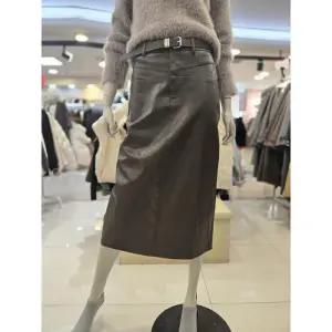 [무자크]가죽 롱 스커트MP8WSK01 세이브존03 [무자크]가죽 롱 스커트MP8WSK01 MP8WSK0