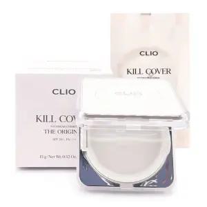 클리오 킬커버 파운웨어 쿠션 디 오리지널 15g 본품+리필