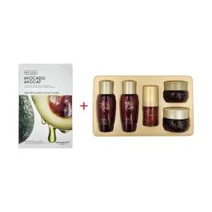 갈아만든 마스크시트 1매 수려한 효비담 발효 5종 기프트 세트