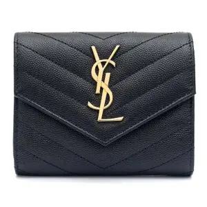 [생로랑] 모노그램 마틀라세 반지갑 403943-BOW01-1000