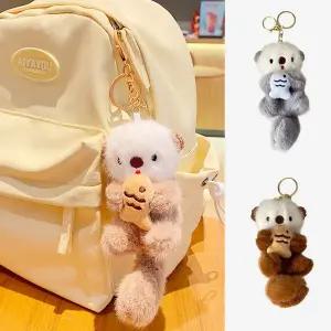 수달키링 아기해달 인형 열쇠고리 바다동물 키홀더 귀여운 백참 가방꾸미기 가꾸 커플 우정템