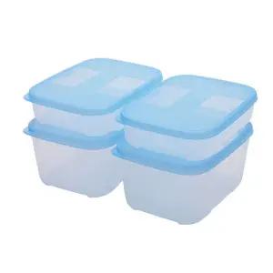 [타파웨어] 펭귄 냉동용기 4개 세트 TP-SETB4 식기세척기 사용 300ml 750ml 냉동 보관 밀폐용기 반찬통