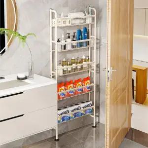 슬림 얇은 문뒤 수납장 스틸 공간 틈새 철제 선반 책장 서랍장 정리 틈새장