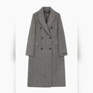 [롯데백화점]시슬리 메리 헤링본 테일러드 더블 롱 코트 SACT45561