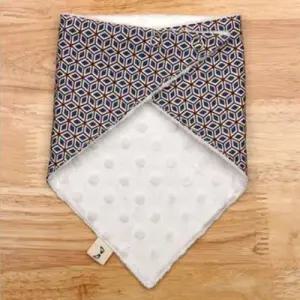 국내제작 극세사 스노우빕 패턴 턱받이 스카프빕 코튼 W04AD64