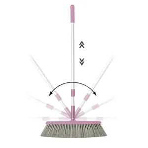 청소용품 바닥청소 방비 빗자루 회전 슬림방비 대2단/교실/미용실/비자루/빚자루/학교/청소/가정용/사무실