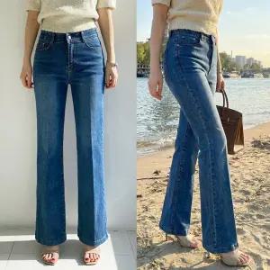 봄 레직기부츠컷 하우룩 밴딩 데일리 레직기 아이롱부츠컷