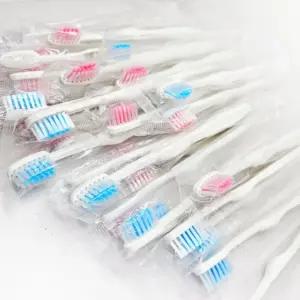 개별포장 100개 일회용칫솔 색상랜덤 숙박 여행용 야유회