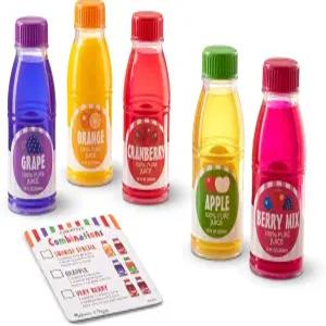 멜리사 앤 더그 팁 딥 장난감 주스병 활동 카드 (6개입) 역할 놀이 음식 세트 3세 이상용 주방