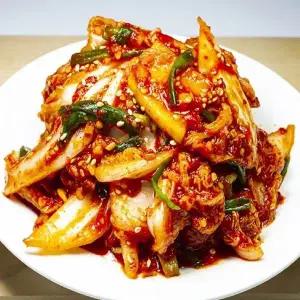 [산해직송] 배추 매운 실비 겉절이 3kg 국산 국내산