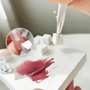 네일 아트 그라데이션 스펀지 100개 세트 및 집게 포함 WFLHD9J