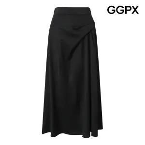 [롯데백화점]지지피엑스 백 밴딩 드레이프 러플 롱 스커트 GQ1SK004B