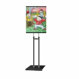 단면삽입 포스터스탠드 A2 모던입간판 철제배너