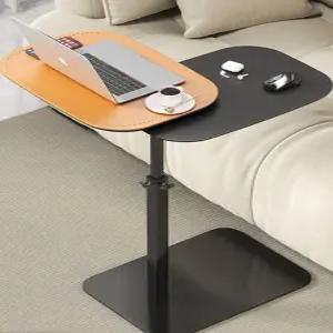 이동식 보조 책상 협탁 사이드 쇼파 테이블 조절 높이 노트북 바퀴달린 침대