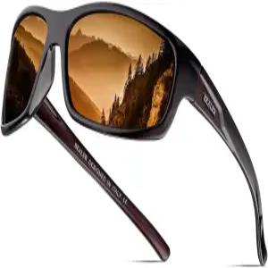 BEALER 편광 스포츠 선글라스 남성용 경량 TR90 프레임 드라이빙 사이클링 낚시 자외선 차단 음영