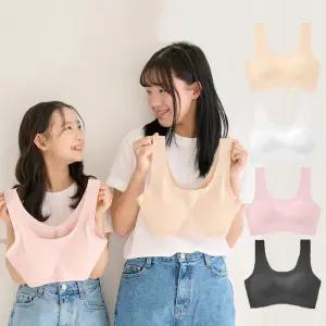 [3개세트] 소프트 주니어브라 심리스 무봉제 누디 브라 (5color)