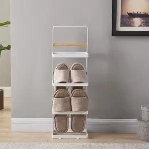 심플 우드 실내화 슬리퍼 걸이 거치대 정리대