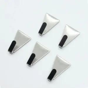 (삼각 5P) 후크 접착식 스텐 후크/소품/화장실/타일/다목적/가정용/부엌/회사/사무실/오피스/정리/용품