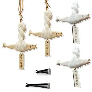 액막이 명태 만들기 북어 차량용 원목 자석 액땜 개업 현관 거실 DIY 집들이 행운 키트