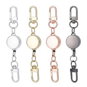 와이어 릴 키 홀더 ID카드 풀러 핀온릴 열쇠 분실 방지