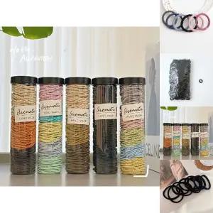 짱짱한 대용량 머리끈 고무줄 로프 헤어끈/학교/대량/데일리/헤어끈묶음/학생/여자/헤어링/세트/대용량
