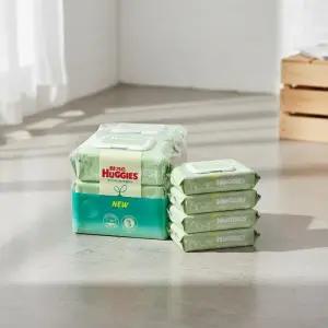 하기스 퓨어그린 생분해 물티슈 캡형 72매x10개
