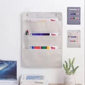 3단 벽걸이 포켓 정리 수납 파일보관 월포켓