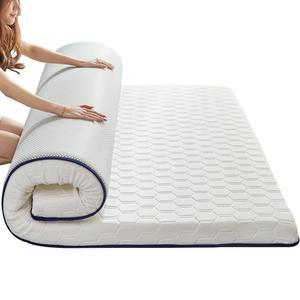 라텍 매트리스 돌침대 메모리폼 육각화이트6cm싱글 접이식 1 퀸토퍼 라 미디엄하드