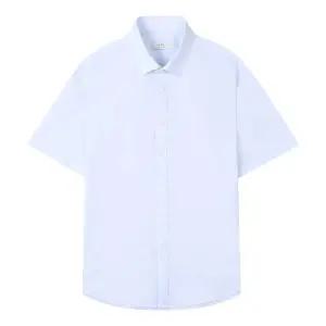 WEAREVER 와이드카라 하프셔츠 블루(PIBAD5512)