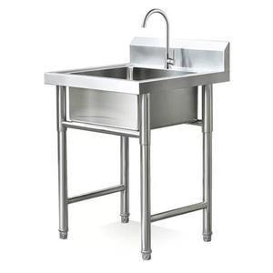 소형 싱크대 1구 업소용 세척대 1개 7843소형모델 수도 표두 201 스테인리스