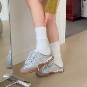 볼드 아웃솔 레이스업 메쉬 믹스 경량 데일리 캐주얼 스니커즈화 6SS 메쉬슈즈 레이스업