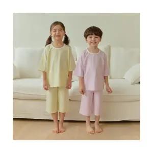 마카롱 모달 통큰칠부 실내복(4color)