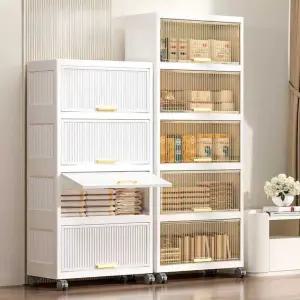 투명수납장 캐비닛 플라스틱 다층 리빙박스 수납