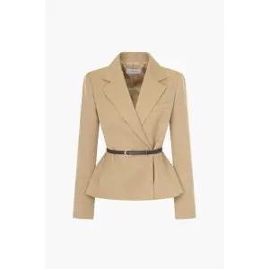 [LINE](신세계 사우스시티)[라인어디션] (N755) 벨티드 테일러드 슬림 자켓 (NWJKPJ0200)