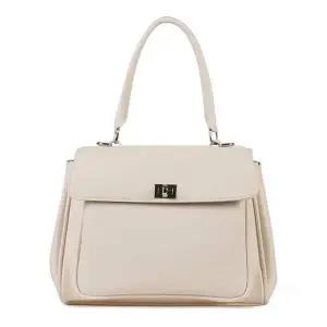 쿨샵 EPA941Z9 인조가죽 베이직 스퀘어 더블 토트백 포켓숄더백