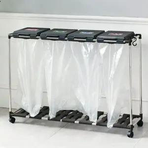 쓰레기통 가정용 4단 플라스틱 재활용 분리수거함 다용도 대용량 주방 음식물