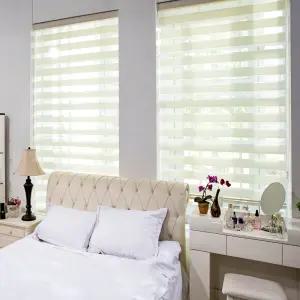 방염 블라인드 아파트 사무실 1층 베이직 콤비 가로105X세로150cm 원플러스원