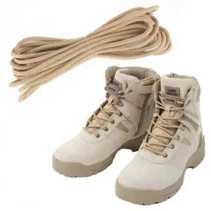 [골드스마일]전투화끈 긴목 밀리터리 워커끈 군용 부대용 노란색 신발 끈