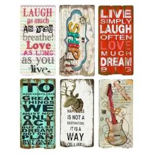 [Deco] 벽장식 복고풍 목제 포스터3 1P 벽걸이 인테리어 액자